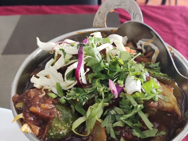 76. Lamb Chilli in Indian Flavours 