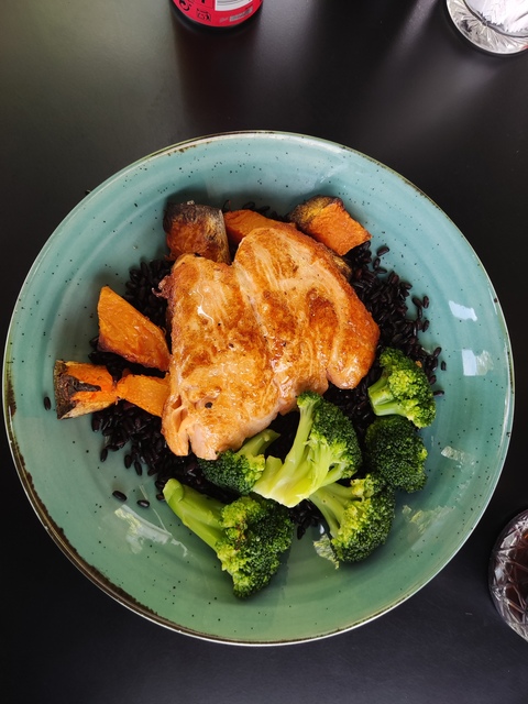 Hot Bowl with Salmon