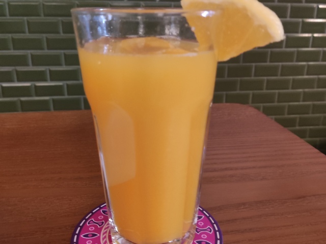 Orange juice in Swallow Decadent Brunch